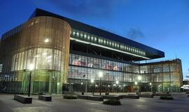 Išbandytas Švyturio arenos apšvietimas