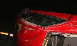 Baltarusių koloną išvartė akmuo