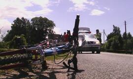 Priekulėje partrenktas dviračiu važiavęs vaikas