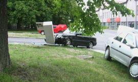 Automobilių susidūrimas Liepų gatvėje