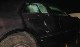 Baltarusių koloną išvartė akmuo