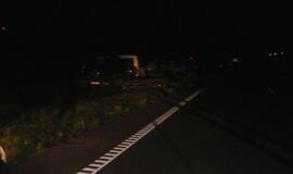 Baltarusių koloną išvartė akmuo