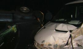 Baltarusių koloną išvartė akmuo