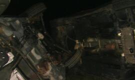 Baltarusių koloną išvartė akmuo