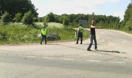 Girto vairuotojo sukelta avarija prie Vėžaičių