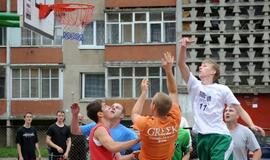 Renovuotoje aikštelėje – kiemo krepšinio turnyras