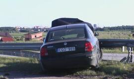 Vilkikas taranavo lengvąjį automobilį