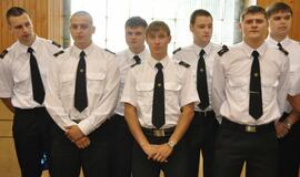 Diplomų įteikimas Lietuvos aukštojoje jūreivystės mokykloje