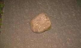 Baltarusių koloną išvartė akmuo