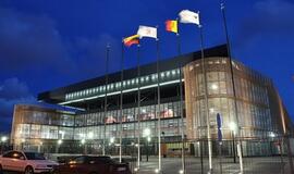 Išbandytas Švyturio arenos apšvietimas