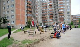 Renovuotoje aikštelėje – kiemo krepšinio turnyras