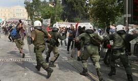 Graikijoje vyksta visuotinis protestas