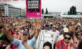 Graikijoje vyksta visuotinis protestas