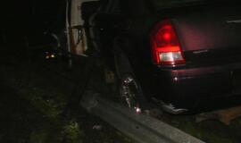 Baltarusių koloną išvartė akmuo