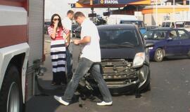 Į avariją pateko ugniagesių automobilis