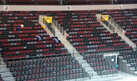 Baigtos statyti Švyturio arenos pristatymas