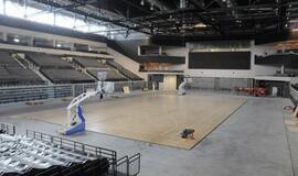 Baigiama statyti Klaipėdos arena (vidus)
