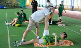 Lietuvos rinktinės krepšininkai treniruojasi Klaipėdoje