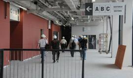 Baigiama statyti Klaipėdos arena (vidus)