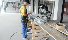 Baigiama statyti Klaipėdos arena (vidus)