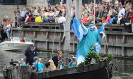 Laivų paradas Danės upėje