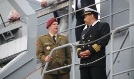 Nuleisti vainikai žuvusiems jūroje