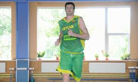 Lietuvos rinktinės krepšininkai treniruojasi Klaipėdoje