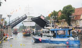 Laivų paradas Danės upėje