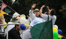 Laivų paradas Danės upėje