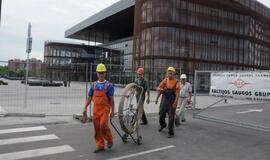 Baigiama statyti Klaipėdos arena (vidus)