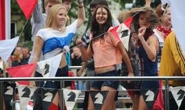 Laivų paradas Danės upėje