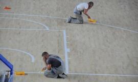 Baigiama statyti Klaipėdos arena (vidus)