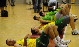 Krepšinio rinktinė treniruojasi Klaipėdoje