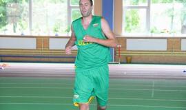 Lietuvos rinktinės krepšininkai treniruojasi Klaipėdoje