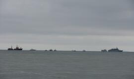 Nuleisti vainikai žuvusiems jūroje