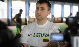 Lietuvos rinktinės krepšininkai treniruojasi Klaipėdoje