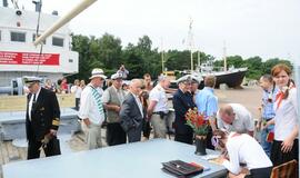 Jūrų muziejuje - jūrininkų pagerbimo ceremonija