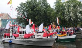Laivų paradas Danės upėje
