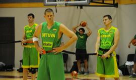 Krepšinio rinktinė treniruojasi Klaipėdoje