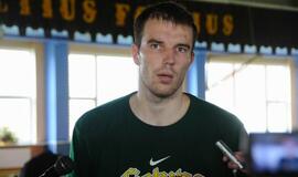 Lietuvos rinktinės krepšininkai treniruojasi Klaipėdoje