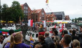 Laivų paradas Danės upėje