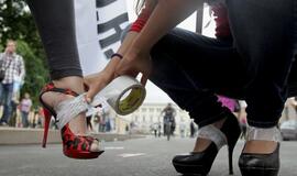 Bėgimo su aukštakulniais varžybos Sankt Peterburge