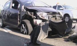 Į avariją pateko ugniagesių automobilis