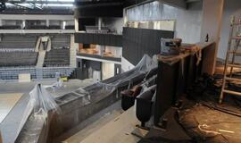 Baigiama statyti Klaipėdos arena (vidus)