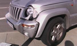 Avarija Kretingos ir Klaipėdos gatvių sankryžoje