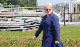 Prezidentė prižiūrės dujų terminalo projektą