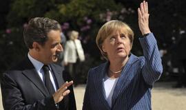 Angelos Merkel ir Nikolia Sarkozi planuose - Europos ekonominės vyriausybės steigimas