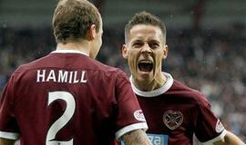 "Hearts" nugalėjo "Hibernian" futbolininkus