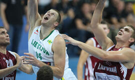 Lietuvos krepšininkai draugiškose rungtynėse nugalėjo latvius