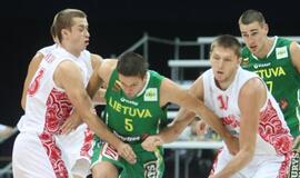 Lietuvos krepšinio rinktinė pralaimėjo Rusijos krepšininkams 80:88